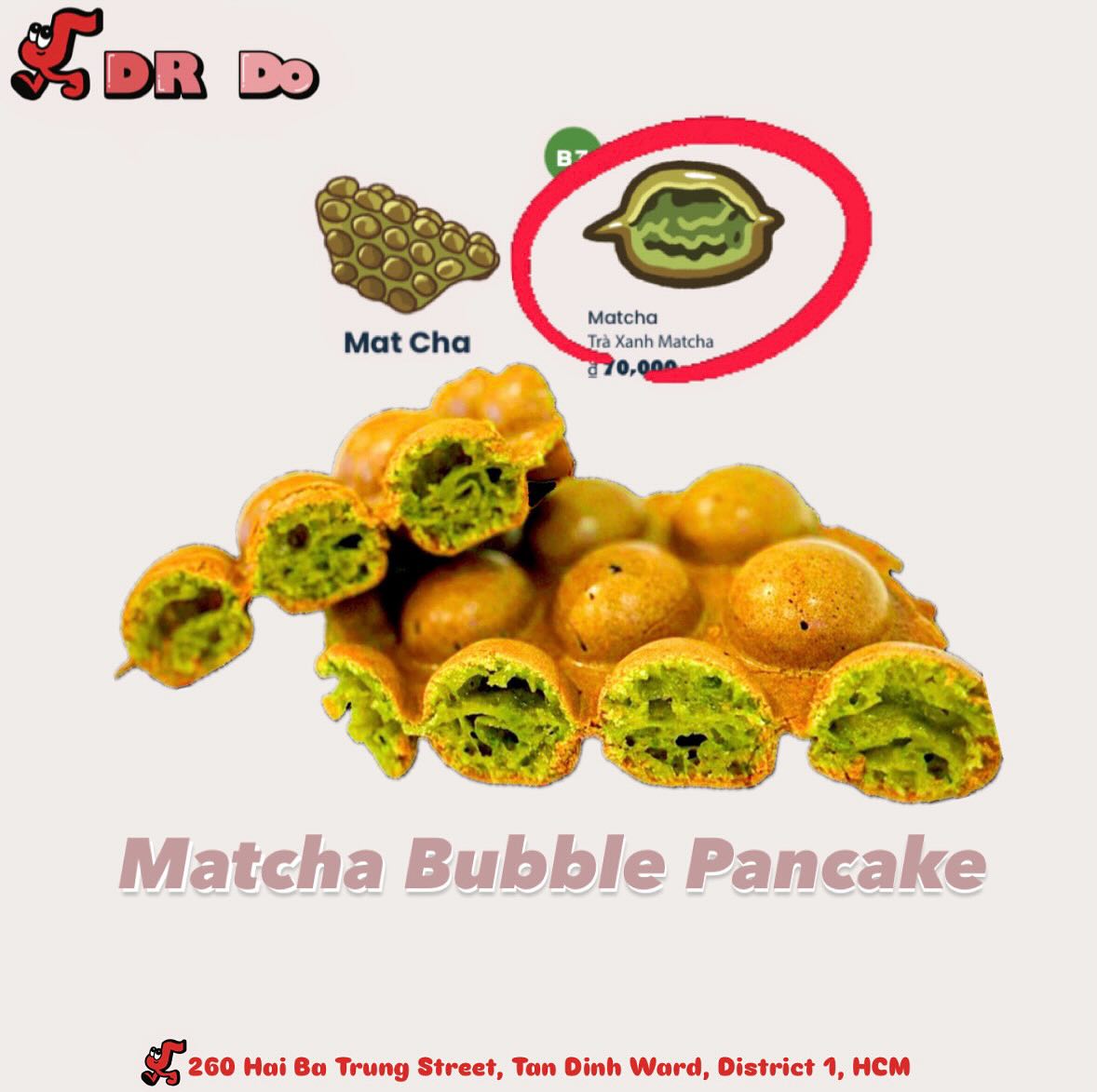 Matcha Bubble Pancake